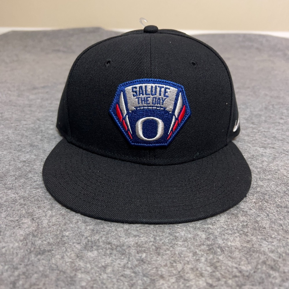 Oregon‎ Ducks Mens Hat Snapback Nike Black Blue Military Football College NEW